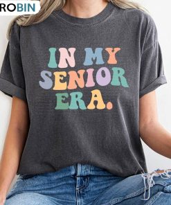 In My Senior Era Vintage Shirt, Graduation Swiftie Funny Unisex T-shirt