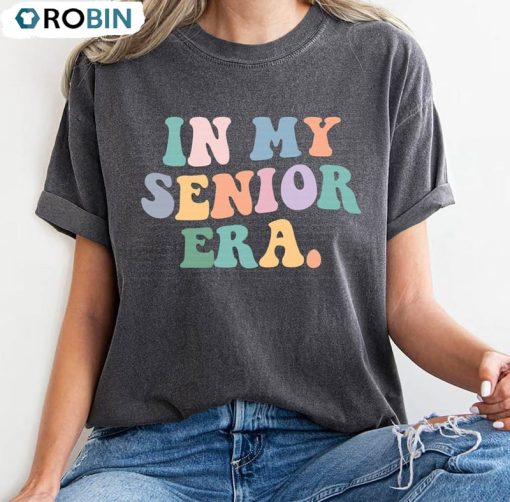 In My Senior Era Vintage Shirt, Graduation Swiftie Funny Unisex T-shirt
