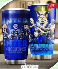 Inter Milan Inter Vincitrice 2023 Champions Blue Style Tumbler Cup