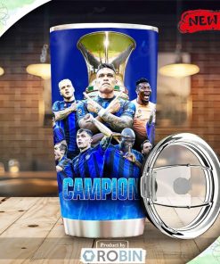 Inter Milan Vincitrice Coppa Italia 2023 Blue Tumbler Cup