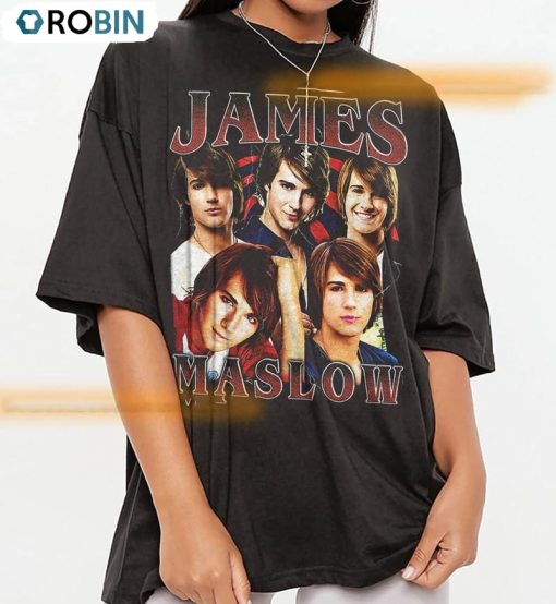 James Maslow Vintage Shirt, Big Time Rush Long Sleeve For Him And Her