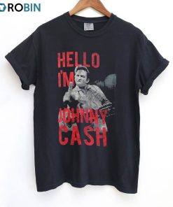 Johnny Cash Comfort Colors Shirt, Vintage Band Johnny Cash Finger Long Sleeve Crewneck