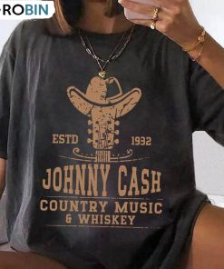 Johnny Cash Estd 1932 Shirt, Retro Country Concert Music Band Sweatshirt