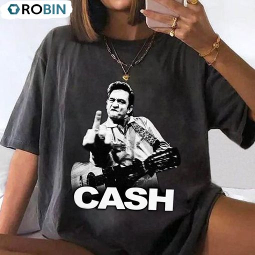 Johnny Cash Funny Shirt, Nashville Guitar Sweatshirt Unisex T-shirt