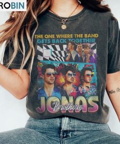 Jonas Brother Vintage Shirt, Trendy Music Band Long Sleeve Unisex T-shirt