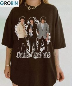 Jonas Brothers Vintage Shirt, Five Albums One Night Tour Unisex T-shirt Jonas Brothers Vintage Shirt, Five Albums One Night Tour Unisex T-shirt