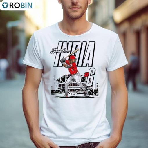 Jonathan India 6 Cincinnati Reds Stadium Shirt