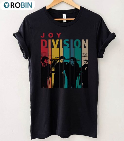 Joy Division Retro Shirt, Music Band Tour Unisex Hoodie Short Sleeve