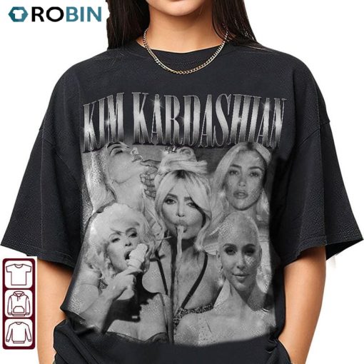 Kim Kardashian Vintage Shirt, Kim Kardashian Unisex T-shirt Short Sleeve