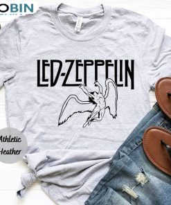 Led Zeppelin Band Shirt, Rock Band Music Unisex Tee
