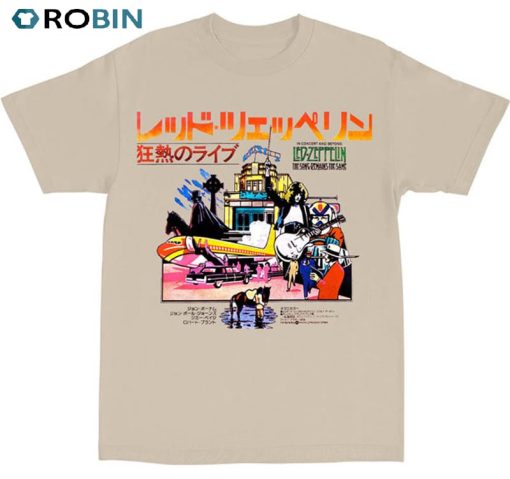 Led Zeppelin Japanese Shirt, Led Zeppelin Band Unisex Hoodie