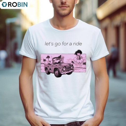 Let’s Go For A Ride Songoku Anime Shirt