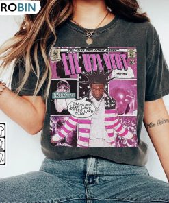 Lil Uzi Vert Comic Shirt, Vintage Album Concert Tour Crewneck Unisex T-shirt