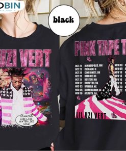 Lil Uzi Vert Comic Vintage Shirt, The Face Pink Tape Crewneck Unisex T-shirt