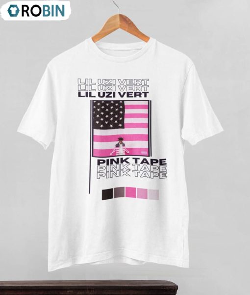 Lil Uzi Vert Pink Tape Album Cover Shirt, Pink Tape Unisex T-shirt Crewneck
