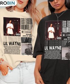 Lil Wayne Rap Shirt, Tha Carter Album Unisex T-shirt Short Sleeve
