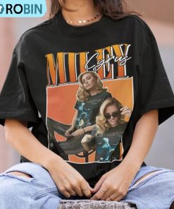 Limited Miley Cyrus Shirt, Pop Music Short Sleeve Sweater