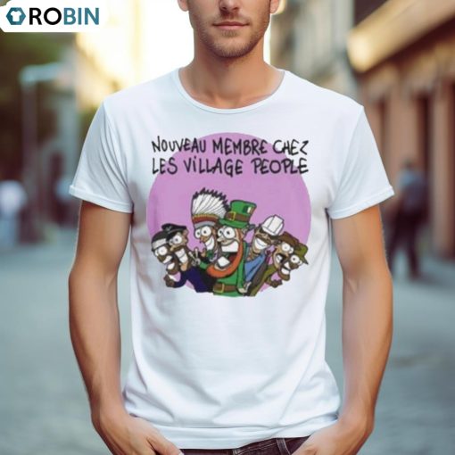 Limited Ready For The 80’s Village People Nouveau Membre Chez Art Design T Shirt