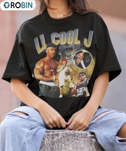 Ll Cool J Hiphop Shirt, Rapper Trendy Tee Tops Unisex Hoodie