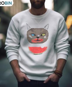 Mac Watermelon Cat Shirt