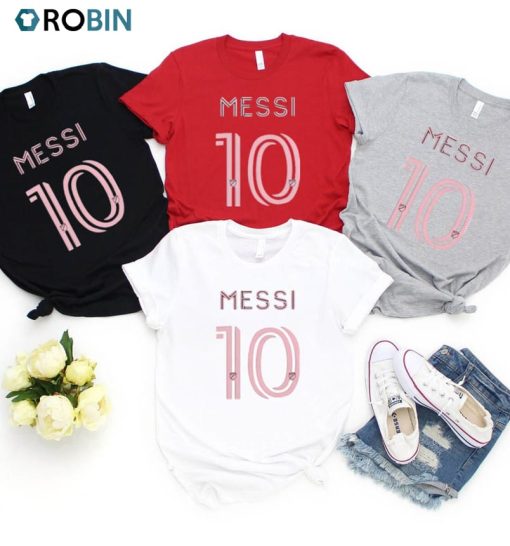 Messi In Inter Miami Retro Shirt, Lionel Messi Miami Tee Tops Long Sleeve