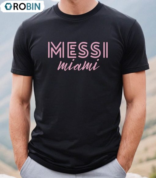 Messi Miami Inter Shirt, Messi 10 Jersey Soccer Tee Tops Sweatshirt