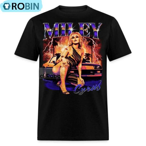 Miley Cyrus Retro Shirt, Miley Album Crewneck Unisex T-shirt