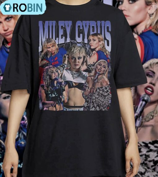 Miley Cyrus Shirt , Vintage Plastic Hearts Short Sleeve T-shirt