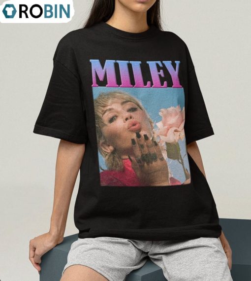 Miley Cyrus Vintage Shirt, Pop Music Concert Long Sleeve