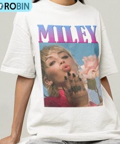Miley Cyrus Vintage Shirt, Pop Music Concert Long Sleeve Short Sleeve