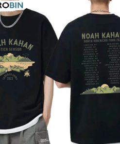 Noah Kahan Stick Season 2023 Tour Shirt, Pop Music Tour Unisex Hoodie Long Sleeve