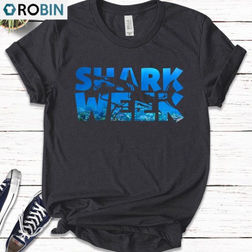 Ocean 2023 Shark Week Shirt, Summer Ocean Beach Sweater Unisex T-shirt