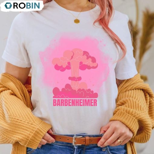 Original Barbenheimer Collab Shirt, Vintage Tee Tops Crewneck