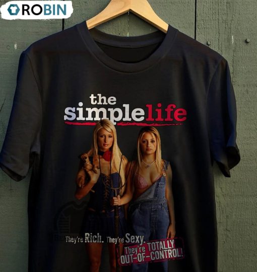 Paris Hilton Shirt, The Simplelife Long Sleeve Unisex Hoodie