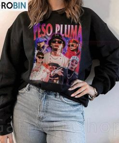 Peso Pluma Music Shirt, Pluma World Tour 2023 Short Sleeve Long Sleeve Peso Pluma Music Shirt, Pluma World Tour 2023 Short Sleeve Long Sleeve