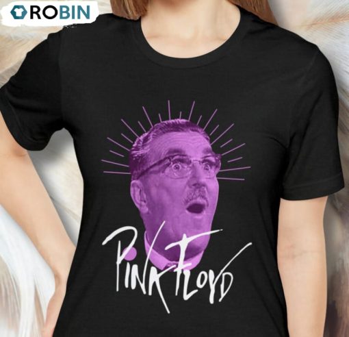Pink Floyd The Barber Andy Griffith Show Shirt, Pink Bohemian Illustration Weird Unisex T-shirt Crewneck