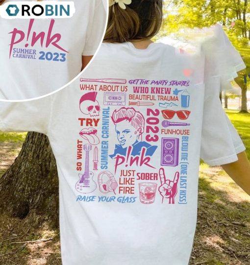 Pink Tour Trendy Shirt, Pink Concert Unisex Hoodie Crewneck
