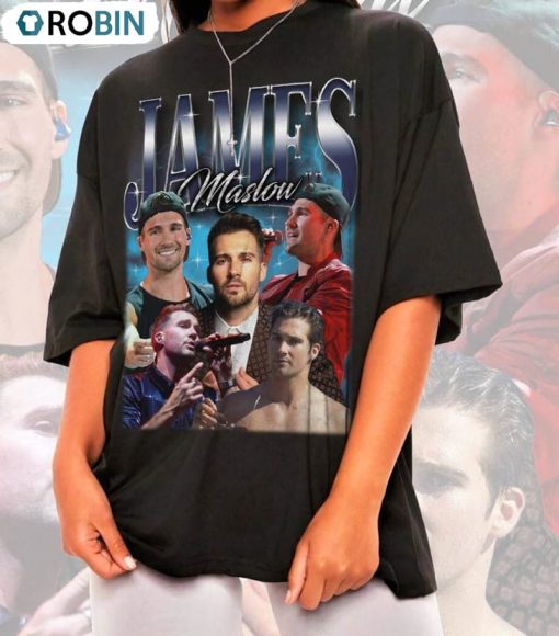 Retro James Maslow Shirt, Big Time Rush Band Crewneck