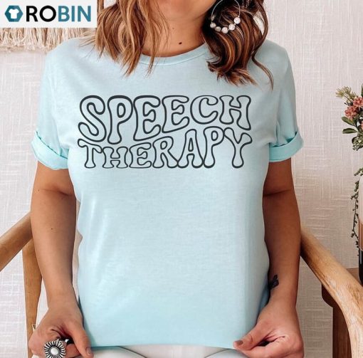 Retro Speech Therapy Shirt, Speech Pathologist Sweatshirt Crewneck
