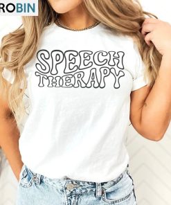 Retro Speech Therapy Shirt, Speech Pathologist Sweatshirt Crewneck