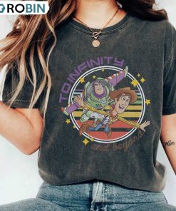 Retro To Infinity And Beyond Shirt, Disney Matching Unisex Hoodie Long Sleeve