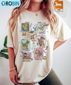Retro Toy Story Friends Shirt, Comfort Disney Group Long Sleeve Short Sleeve