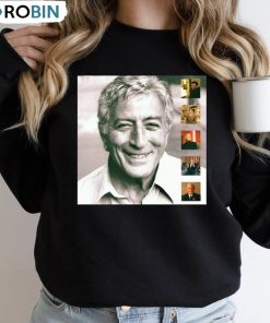 Rip Tony Bennett Shirt , Jazz Tony Bennett Crewneck Unisex Hoodie