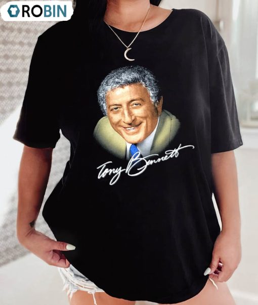 Rip Tony Bennett Shirt, Tony Bennett Signature Crewneck Unisex T-shirt