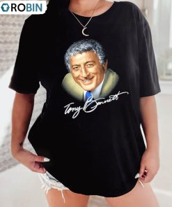 Rip Tony Bennett Shirt, Tony Bennett Signature Crewneck Unisex T-shirt