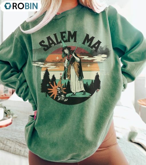 Salem Comfort Colors Shirt, Halloween Salem Massachusetts Tee Tops