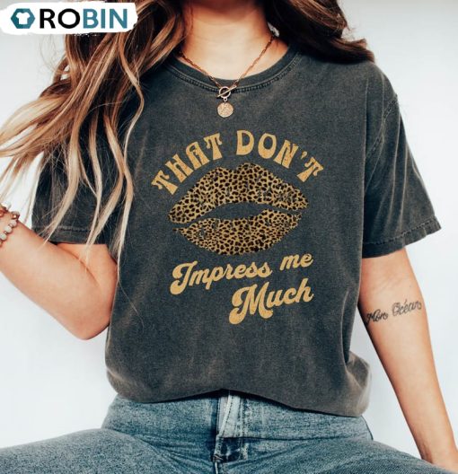 Shania Twain Comfort Shirt, Leopard Cheetah Short Sleeve Sweater