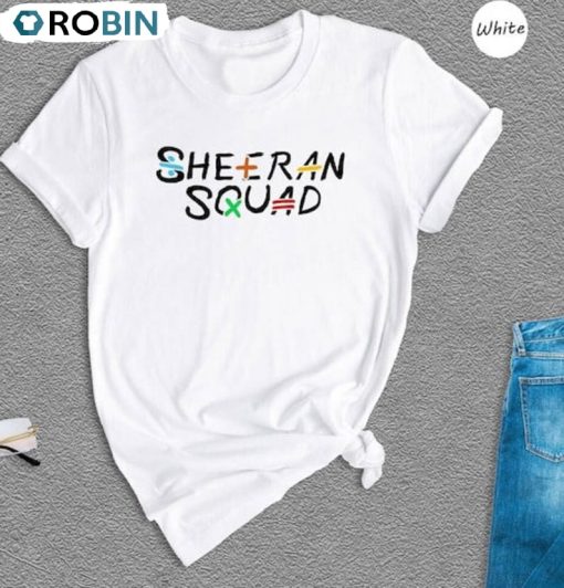 Sheeran Squad Shirt, Ed Sheeran Mathematics World Tour Crewneck Unisex T-shirt