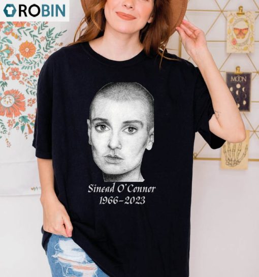 Sinead O Connor Comfort Colors Shirt, Feminist Singer Hoodie Short Sleeve