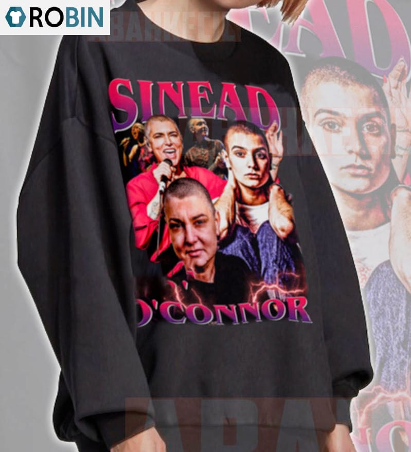 Sinead O Connor Vintage Shirt, Comfort Short Sleeve Sweater